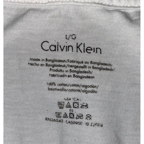 7-Pack Mens Under Armour & Calvin Klein T-Shirts Black White Cotton V-Neck & Cre - Picture 3 of 4